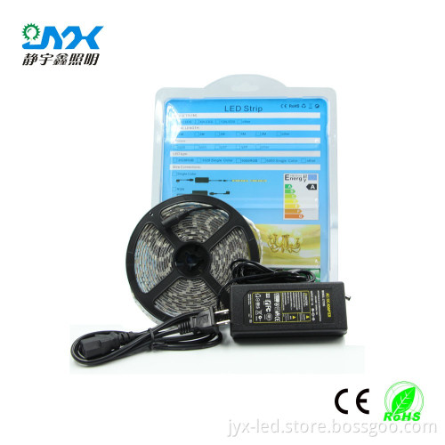 2700K-3500K led ribbon kit smd 5050 warm white strip with 12V 5A power supplier for under cabinet lighting